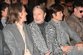 MFW - Celebs At Zegna Fashion Show