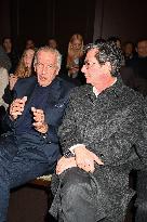 MFW - Celebs At Zegna Fashion Show