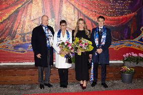 NO TABLOIDS - Opening of the 48th International Circus Festival of Monte-Carlo - Monaco