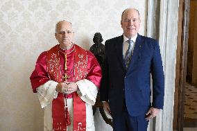 Pope Leo XIV Meets Prince Albert of Monaco - Vatican