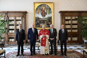 Pope Leo XIV Meets Prince Albert of Monaco - Vatican