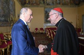 Pope Leo XIV Meets Prince Albert of Monaco - Vatican