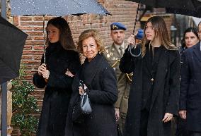 Funeral Of Princess Irene of Greece - Madrid