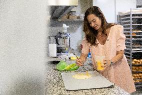 Paris Mayor Candidate Sarah Knafo Campaigning - France