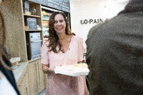 Paris Mayor Candidate Sarah Knafo Campaigning - France