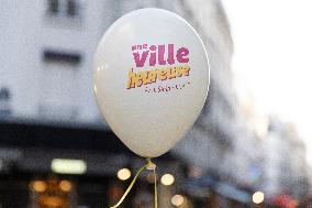 Paris Mayor Candidate Sarah Knafo Campaigning - France