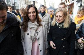 Paris Mayor Candidate Sarah Knafo Campaigning - France