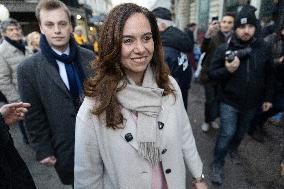 Paris Mayor Candidate Sarah Knafo Campaigning - France