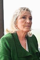 Marine Le Pen And Franck Allisio Press Conference - Marseille