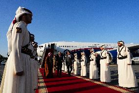 PM Mark Carney Arrives In Qatar