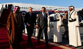PM Mark Carney Arrives In Qatar