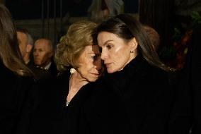 Funeral Of Princess Irene of Greece - Madrid