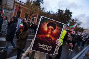Demonstration Against Iranian Regime - Madrid