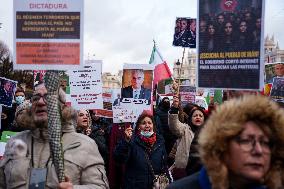 Demonstration Against Iranian Regime - Madrid