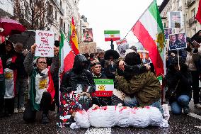 Demonstration Against Iranian Regime - Madrid