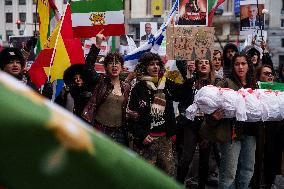 Demonstration Against Iranian Regime - Madrid