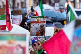 Demonstration Against Iranian Regime - Madrid