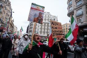 Demonstration Against Iranian Regime - Madrid