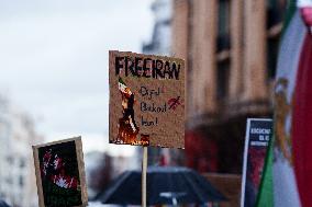 Demonstration Against Iranian Regime - Madrid