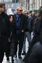 MFW - Kevin Costner Spotted On His Way To Brioni