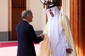 PM Mark Carney Meets Emir of Qatar Tamim bin Hamad al-Thani - Doha