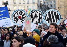 Protest March In Solidarity With Iranian People - Paris