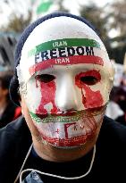 Protest March In Solidarity With Iranian People - Paris