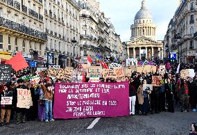 Protest March In Solidarity With Iranian People - Paris