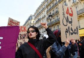 Protest March In Solidarity With Iranian People - Paris
