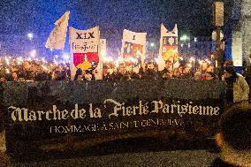 Annual March in Honor of Sainte Genevieve - Paris