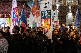 Annual March in Honor of Sainte Genevieve - Paris