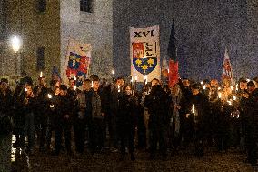Annual March in Honor of Sainte Genevieve - Paris