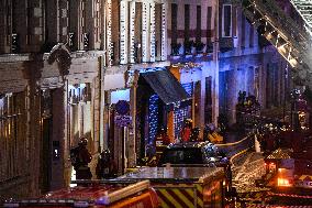 Apartment Collapse Injures 19 People - Paris