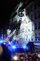 Apartment Collapse Injures 19 People - Paris