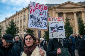Protest March In Solidarity With Iranian People - Paris
