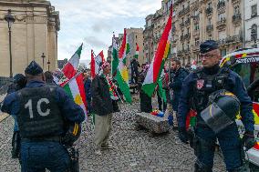 Protest March In Solidarity With Iranian People - Paris