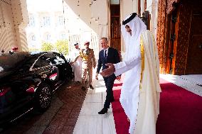 PM Mark Carney Meets Emir of Qatar Tamim bin Hamad al-Thani - Doha