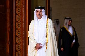 PM Mark Carney Meets Emir of Qatar Tamim bin Hamad al-Thani - Doha