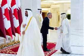 PM Mark Carney Meets Emir of Qatar Tamim bin Hamad al-Thani - Doha