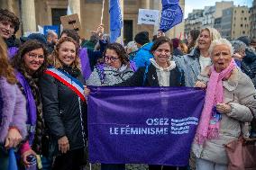 Protest March In Solidarity With Iranian People - Paris