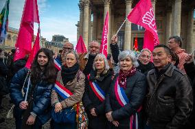 Protest March In Solidarity With Iranian People - Paris