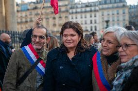 Protest March In Solidarity With Iranian People - Paris