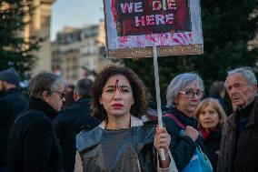 Protest March In Solidarity With Iranian People - Paris