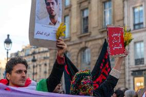 Protest March In Solidarity With Iranian People - Paris