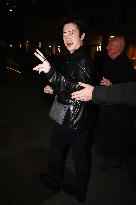 MFW - Hudson Williams Arrives at the Armani Hotel