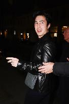 MFW - Hudson Williams Arrives at the Armani Hotel