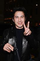 MFW - Hudson Williams Arrives at the Armani Hotel