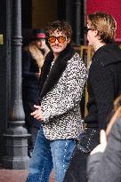 MFW - Benson Boone Leaving Hotel On His Way To Dolce & Gabbana Show