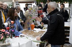 Paris Mayor Candidate Sarah Knafo Campaigning - France