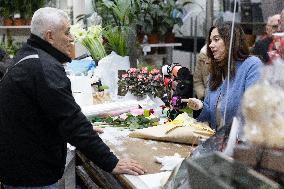 Paris Mayor Candidate Sarah Knafo Campaigning - France
